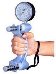 Dynamometers & Acces In today's health care environment, accurate and objective data is required for reimbursable rehabilitation services, making the JAMAR? Hydraulic Hand Dynamometer an indispensable tool * Ideal for routine screening of grip strength and initial and ongoing evaluation of clients with hand trauma and dysfunction * Virtually leak-proof hydraulics and isometric design ensure accurate, reproducible results and years of reliable service * Built to last, a shock-resistant rubber cap protects the stainless-steel gauge and a wrist strap prevents accidental damage if dropped * Unit comes with carrying/ storage case and complete instructions *