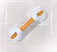 Bath& Shower Chair/Accessories Installs and removable without tools or professional installation * Will not damage property * Large suction cups provide an extremely strong hold * Release levers make installing and removing the suction cup grab bars quick and easy * Color indicator shows 