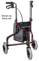 Rollators Comes standard with basket, tray and pouch * Flame Blue frame
* 8