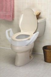 Raised Toilet Seat Elongated 19