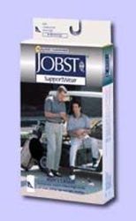 Jobst Men 30-40 Knee Knee High (Closed Toe) * Classic Black * 30-40 mmHg * Small * Ankle Circumerence 7 1/2