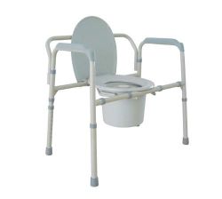 Bedside Commodes Easily opens and folds * Folds flat for convenient storage and transportation * 16.5