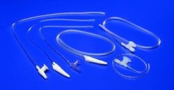 Suction Aspirator Ac 10 French Bx/10 * Sterile, straight packed suction catheters with Safe-T-Vac Valve * Touch-trol reverse angle valve helps minimize the chance of contact with sputum * Plastic glide finsih minimizes friction and facilitates secretion removal * According to the manufacturer, these will work with most suction units.