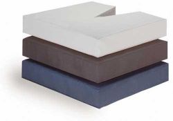 Cushions - Coccyx Constructed of polyurethane foam with a cut-out in the coccyx to relieve pressure * Features a waterproof cover * with wood panel insert *