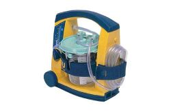 Suction Aspirators Designed to protect the canister while meeting stringent bump and splash-proof (IP341) requirements * Features built-in AC/DC charger * Single large knob controls vacuum regulation and unit power * Capable of 30 LPM at 500+mmHg setting * Equipped with five commonly used Oropharyngeal/Tracheal settings * Comes in carrying case with 1 disposable canister with patient tubing * 1 Battery with AC & DC Cards *