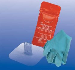 CPR Barrier Masks Pack includes a microshield and 1 pair of nitrile gloves * The MDI CPR MICROSHIELD Protection Pak allows quick and confident action * Very compact and easy to use, it provides a clear, flexible barrier and a positive one-way valve incorporated into a breathing tube which serves to maintain an open airway during mouth-to-mouth resuscitation * For greater assurance the Protection Pak offers a tamper-evident, waterproof pouch and one pair of disposable nitrile gloves * This packaging option is preferred by the professional responder * Latex-free, also for Pediatric use.