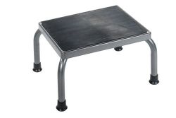 Step Stools Without safety rail * Nonslip, corrugated surface
* Silver-vein steel legs and rail
* 10