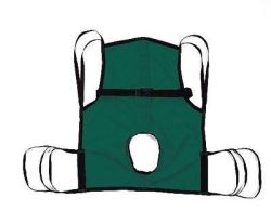 Patient Lifters, Slings, Parts *Durable, polyester with closed-cell foam padding for comfort *Aperture for toileting without removing sling *Weight Capacity: 600 lbs *Small