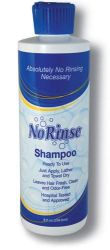 Rinse Free Soap & Shampoo 8 oz bottle * Completely cleans hair without water * No need to remove patient from bed * Eliminates odors * No rinsing required * Reduces labor cost * Easy to use: Apply until hair is completely wet, massage to lather, and thoroughly dry *
