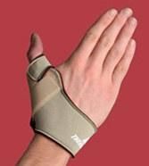 Thumb Braces & Support Moldable splint supports the CMC joint, while providing heat therapy and rigid support for UCL injuries associated with ball sports, skiing and work related repetitive strain problems *