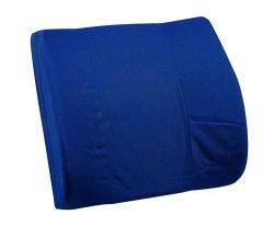 Lumbar Cushions With Strap * Black * Gives vertical & lateral support * Eases stress on back muscles * Size: 14