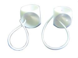 Pessaries Without Drains * # 7 * Available both with and without drainage holes and a silicone tie to aid in removal * Designed for third degree prolapse, including procedentia, as well as a cystocele and rectocele * 100% Silicone