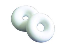 Pessaries * # 5 * Designed for third degree prolapse as well as cytocele and retocele * The soft donut can be compressed for insertion * All pessaries are made with 100% silicone and are latex-free * HCPCS Suggested Code: A4562