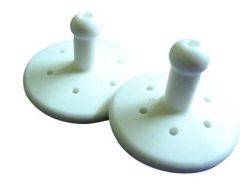 Pessaries With Drains # 4 * Used for a second to third degree prolapse, or procedentia * The knob folds over for insertion and once in place rests on the posterior vaginal wall * All pessaries are made with 100% silicone and are latex-free * HCPCS Suggested Code: A4562