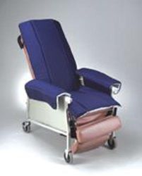 Geri-Chair Accessori Backrest & Seat * Protects against skin tears and relieves pressure * Ample foam padding makes geri-chairs more comfortable * Fluid-proof, low-shear civer reduces skin-damaging friction * Covers metal chair components to reduce cuts and bruises * Fits all styles of geri-chairs * Designed not to slip or bunch-up * 2 models: 1 with and 1 without leg-rest protection * Completely launderable * Size 60