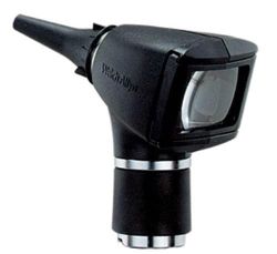 Otoscope Heads With Built-In Throat Illuminator * Includes 3.5V otoscope / throat illuminator complete with four polypropylene specula size 2.5, 3, 4, and 5mm * New Halogen HPXTM Lamp that provides 30% more light output for true tissue color and consistent long lasting illumination * Wide angle viewing lens for instrumentation under magnification * Sealed system for pneumatic otoscopy * Pull otoscope head off to convert to highly intensify throat illuminator built into otoscope base *