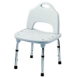Bath& Shower Chair/Accessories Shower Chair * Easy Tool-Free assembly * Collapse-resistant leg design * Sleek style and large comfortable seat size of 22