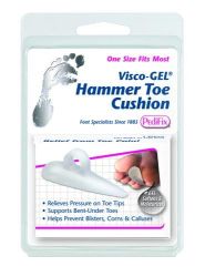 Toe Crests RIGHT * Pkg/1 Small/Right
* This special Gel cushion will ease pressure on toe tips to help prevent corns, calluses and blisters
* Also soothes ball-of-foot pain often associated with hammer, claw or arthritic toe conditions
* Gel ring holds cushion in place without adhesives