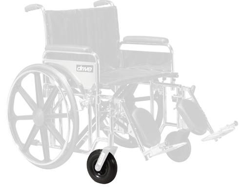 Wheelchair - Accesso Front 6 Caster for Hemi Height, SentraHD * 1ea
