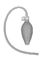 Bulb and Valve (Gray) for B.P. (Fits Omron #'s HEM432C)