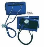 MatchMates Aneroid Sphyg Kit w/Stethoscope, Royal Blue