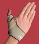 Flexible Thumb Splint, Left Large, Beige 7.75