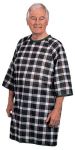Thermagown Patient Gown Blue/Green Plaid